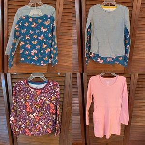 Wonder Nation Long Sleeve and Dress Bundle XS 4/5